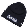Supreme 19FW New Era Box Logo Beanie NAVY画像