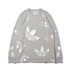 adidas REF/MET LS TEE MEDIUM GRAY FEATHER/SILVER METRIC FS7326画像