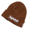 Supreme 19FW New Era Box Logo Beanie DARK BROWN画像