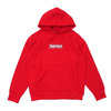 Supreme 19FW Bandana Box Logo Hooded Sweatshirt RED画像