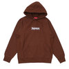 Supreme 19FW Bandana Box Logo Hooded Sweatshirt DARK BROWN画像