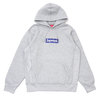 Supreme 19FW Bandana Box Logo Hooded Sweatshirt HEATHER GREY画像