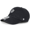 '47 Brand OAKLAND RAIDERS CLEAN UP STRAPBACK CAP BLACK F-ABATE23GWS-BK画像