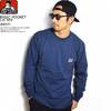 BEN DAVIS BASIC POCKET L/S TEE -NAVY- C-9780030画像