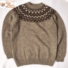 PETER BLANCE FAIRISLE YOKE BEIGE画像
