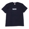 Supreme 19FW Bandana Box Logo Tee NAVY画像