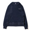 APPLEBUM Velor Side Zip Crew Neck NAVY画像