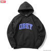 OBEY PULLOVER HOODED FLEECE "OBEY UNI HOOD" (BLACK)画像