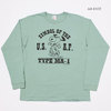 Buzz Rickson's × PEANUTS L/S T-SHIRT "TYPE MA-1" BR68418画像