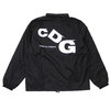 COMME des GARCONS LOGO COACH JACKET BLACK画像