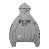 Billionaire Boys Club NEW YORK CITY HOODIE GRAY BBCJP193K001画像