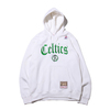 Mitchell & Ness Old English Hoodie - B.Celtics WHITE FPHDEF18019-BCE画像