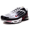 NIKE AIR MAX PLUS III BLACK/UNIVERSITY RED/WHITE CD7005-004画像