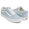 VANS OLD SKOOL (PIG SUEDE) BLUE FOG / TRUE WHITE VN0A4BV5V4Z画像