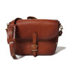 vasco LEATHER POSTMAN MINI SHOULDER BAG (TYPE-1) CAMEL VS-249L画像