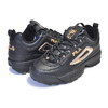 FILA DISRUPTOR II METALLIC ACCENT BLACK/BLACK/RGLD 5FM00702-040画像