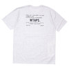 WTAPS 19AW SPEC TEE ASH GRAY 192PCDT-ST03S画像