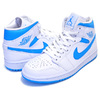 NIKE WMNS AIR JORDAN 1 MID white/dk powder blue-white BQ6472-114画像