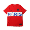 NIKE AS M J PSG SS WORDMARK TEE UNIVERSITY RED BQ8390-657画像