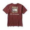 THE NORTH FACE S/S LOGO CAMO TEE BAROLO RED NT32035画像