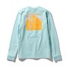 THE NORTH FACE WOMENS L/S SLEEVE GRAPHIC TEE COASTAL GREEN NTW32042画像