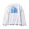 THE NORTH FACE WOMENS L/S SLEEVE GRAPHIC TEE WHITE NTW32042画像