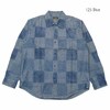 SUGAR CANE SPRAY TOUCHED CHAMBRAY REGULAR COLLAR SHIRT SC28265画像