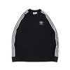 adidas 3 STRIPES LS TEE BLACK/WHITE/WHITE GJ9570画像