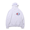Champion PULLOVER HOODED SWEATDHIRT WHITE C3-R101-010画像