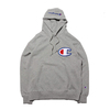 Champion PULLOVER HOODED SWEATDHIRT OXFORD GRAY C3-R101-070画像