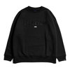 APPLEBUM Over Size Crew Sweat BLACK画像
