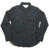 UES Original Cotton Satin Medical Shirt DENIM 501957_R画像