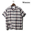 Workers Open Collar Shirt, Madras,画像