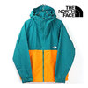 THE NORTH FACE COMPACT JACKET F ORANGE/F GREEN NP71830画像