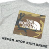 THE NORTH FACE S/S LOGO CAMO TEE MIX GREY NT32035画像