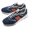 new balance CM997HAY NAVY/RED画像