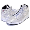 NIKE WMNS AIR JORDAN 1 MID SE Disco Ball metallic silver CU9304-001画像