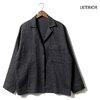ULTERIOR AJIRO INDIGO BASKET TWILL LAYERED OVER SHIRT ULSH05-20A19U画像