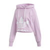 adidas CROPPED HOODIE CLEAR LILAC FM1745画像