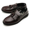 FRED PERRY × GEORGE COX TASSEL LOAFER OX BLOOD B9278-158画像
