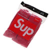 Supreme 20SS Hanes Crew Socks RED画像