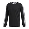 adidas TREFOIL RIB LS TEE BLACK/WHITE FM1506画像