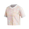 adidas CROP TOP MULTI COLOR/WHITE/TRUE PINK/VAPOR BLUE GL6363画像