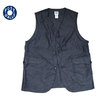 POST OVERALLS 1512 LIGHT DENIM TRAVELER VEST indigo画像