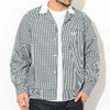 FRED PERRY Gingham Revere Collar L/S Shirt JAPAN LIMITED F4547画像