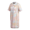 adidas TEE DRESS MULTI COLOR/WHITE/TRUE PINK/VAPOR BLUE GROW ORANGE GL6134画像
