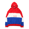 ATMOS LAB × COCA-COLA PANEL BORDER HOODIE RED AL20S-PH01-RED画像