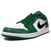 NIKE AIR JORDAN 1 LOW PINE GREEN/BLACK/WHITE 553558-301画像