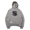 Billionaire Boys Club DOLLAR CHENILL PATCH HOODIE GREY 201K001画像