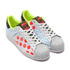 adidas SUPERSTAR FOOTWEAR WHITE/CORE BLACK/SOLAR RED FX7777画像